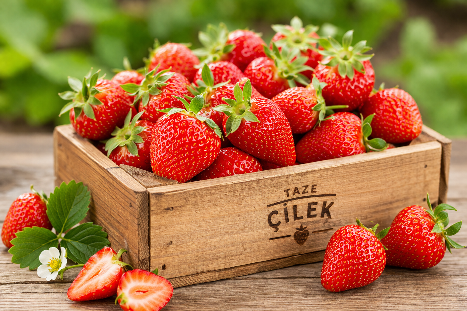 86DB9A3E-B811-4257-B46D-D0FB3068C89D Çilek Topraksız Tarım 1 kg (Özel Ambalajlı) - Görsel 1